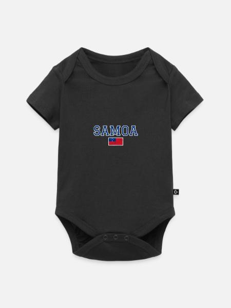 Samoa - Baby Premium Kurzarmbody - Schwarz