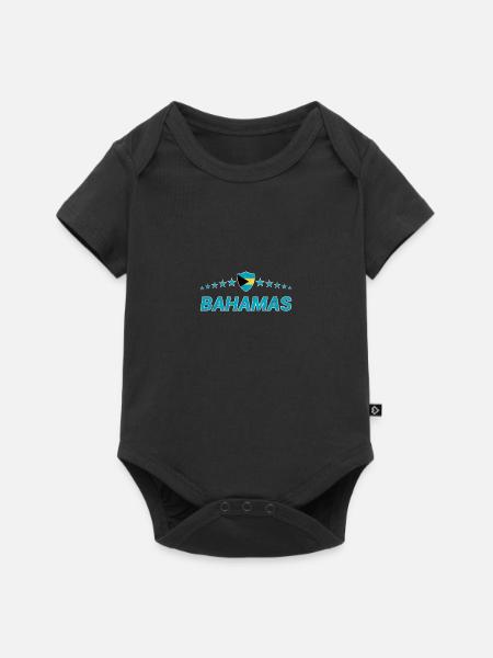 Bahamas - Baby Premium Kurzarmbody - Schwarz