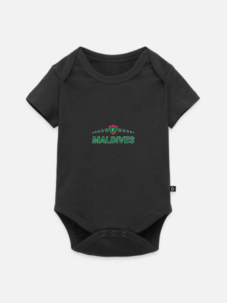 Malediven - Baby Premium Kurzarmbody - Schwarz