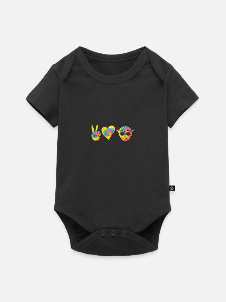 Schäfer Schaf - Baby Premium Kurzarmbody - Schwarz