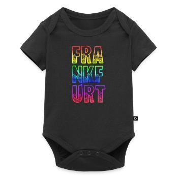 frankfurt rs arc-en-ciel - Body à manches courtes Premium Bébé - noir - Devant