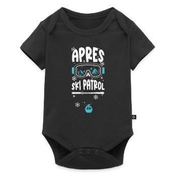 Apres Ski Patrol - Apres Ski - Baby Premium Kurzarmbody - Schwarz - Vorne