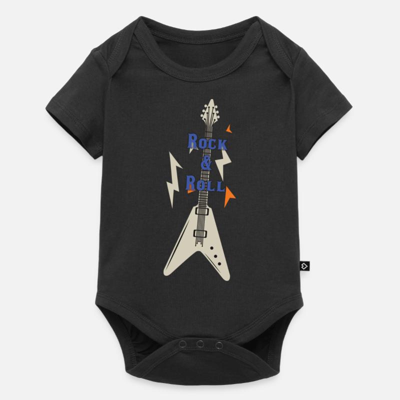 rock & roll - Body à manches courtes Premium Bébé - noir