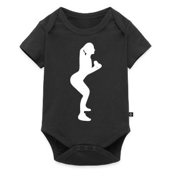 Gym Sport Kraftsport - Baby Premium short-sleeve bodysuit - black - Front