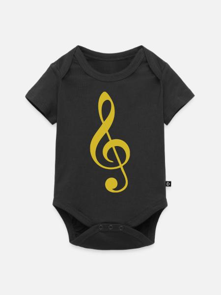 Conception unique de t-shirt clef - Body à manches courtes Premium Bébé - noir