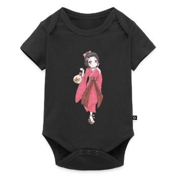 Mangas - Body à manches courtes Premium Bébé - noir - Devant