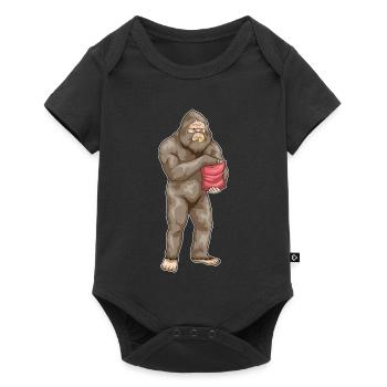 Bigfoot Halloween Potato Chips - Baby Premium short-sleeve bodysuit - black - Front