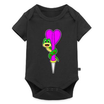 Fléchette serpent - Body à manches courtes Premium Bébé - noir - Devant