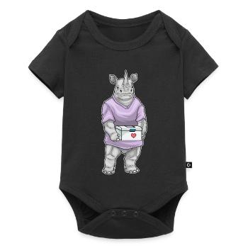 Rhino Nurse First Aid Kit - Baby Premium short-sleeve bodysuit - black - Front