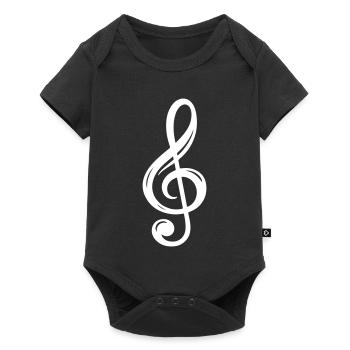 Symbole clé - Body à manches courtes Premium Bébé - noir - Devant