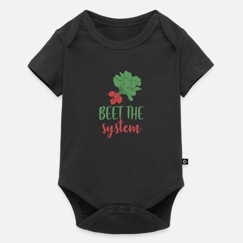 Beet the system - Baby Premium Kurzarmbody - Schwarz