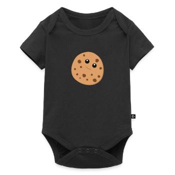 Biscuit - Body à manches courtes Premium Bébé - noir - Devant