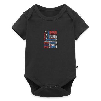Wrestling Moves - Baby Premium short-sleeve bodysuit - black - Front