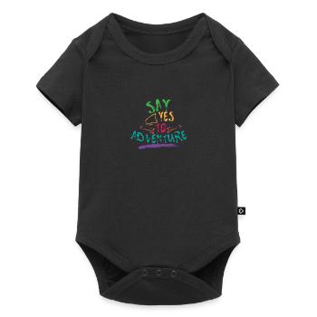 Travel Say Yes To Adventure Traveller Camper Gift - Body à manches courtes Premium Bébé - noir - Devant