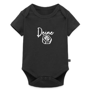 Deine Mutter - Baby Premium Kurzarmbody - Schwarz - Vorne