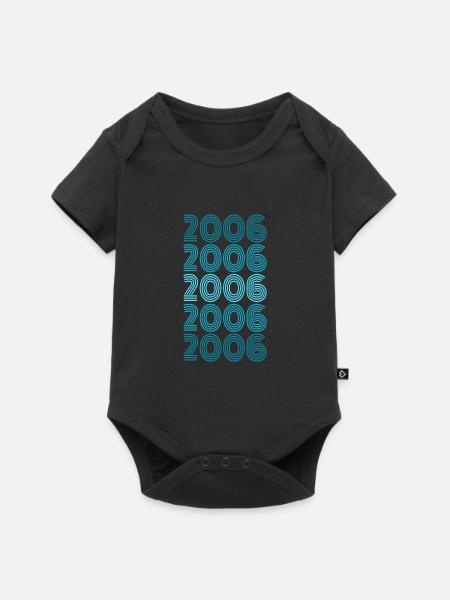 Jungeselle 2006 - Baby Premium Kurzarmbody - Schwarz