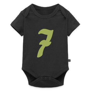 7 - Body à manches courtes Premium Bébé - noir - Devant