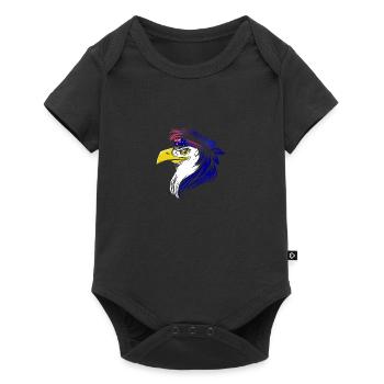 Australien - Baby Premium Kurzarmbody - Schwarz - Vorne