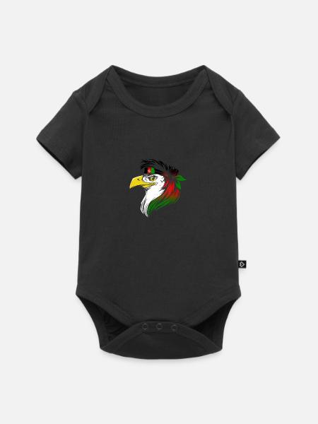 Afghanistan - Baby Premium Kurzarmbody - Schwarz