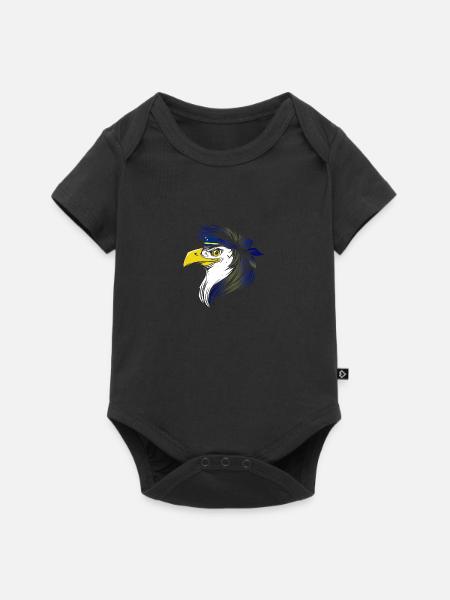 Curaçao - Baby Premium Kurzarmbody - Schwarz