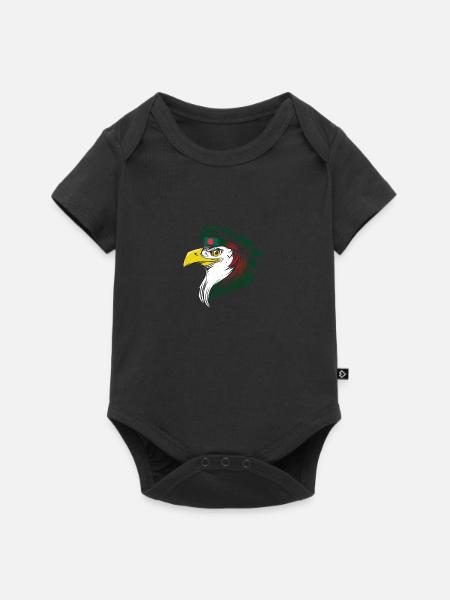 Bangladesch - Baby Premium Kurzarmbody - Schwarz