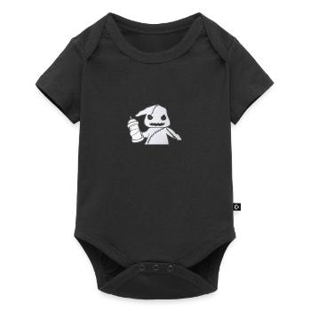fantôme - Body à manches courtes Premium Bébé - noir - Devant