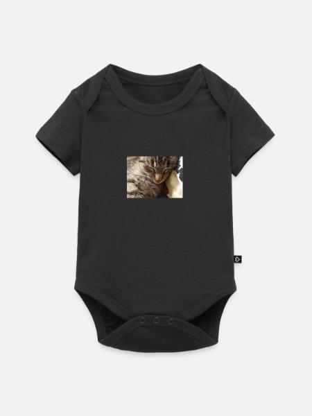 katzen, kätzchen, - Baby Premium Kurzarmbody - Schwarz