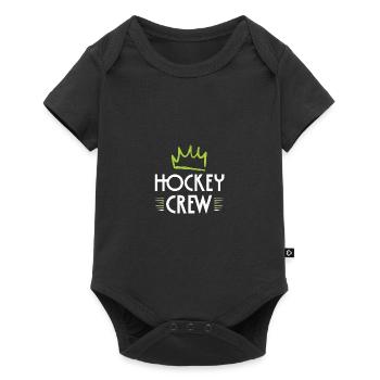 Équipe de hockey - Body à manches courtes Premium Bébé - noir - Devant