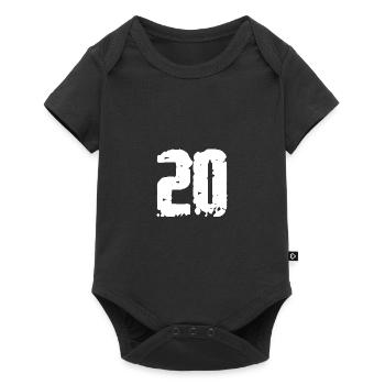 20 Number Vintage - Baby Premium short-sleeve bodysuit - black - Front