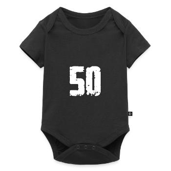 50 Number Vintage - Baby Premium short-sleeve bodysuit - black - Front