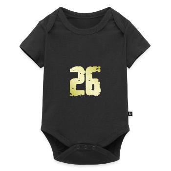 26 Number Vintage - Baby Premium short-sleeve bodysuit - black - Front