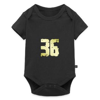 36 Number Vintage - Baby Premium short-sleeve bodysuit - black - Front