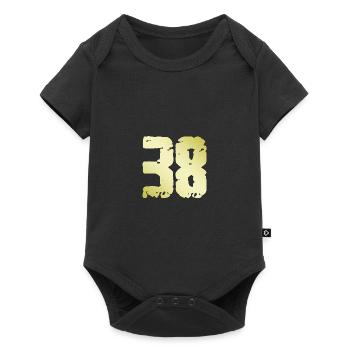 38 Number Vintage - Baby Premium short-sleeve bodysuit - black - Front