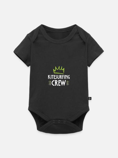Kitesurfing Crew - Baby Premium Kurzarmbody - Schwarz