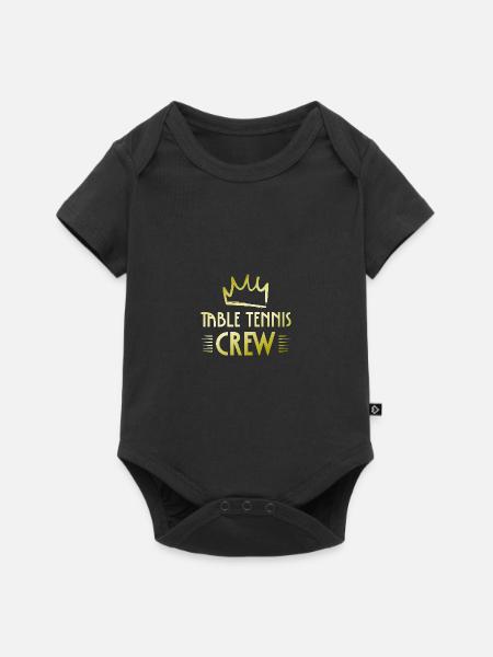 Table Tennis Crew - Baby Premium Kurzarmbody - Schwarz