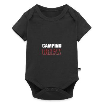 Équipe de camping - Body à manches courtes Premium Bébé - noir - Devant