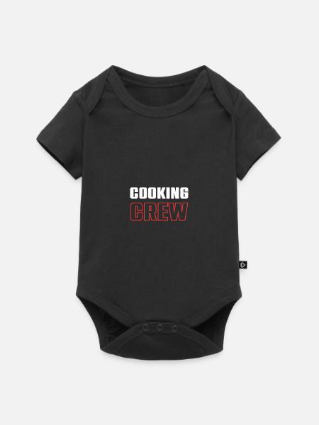 Cooking Crew - Baby Premium Kurzarmbody - Schwarz