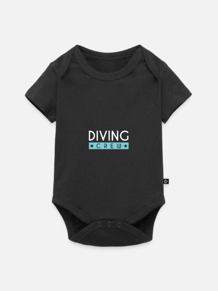 Diving Crew - Baby Premium Kurzarmbody - Schwarz