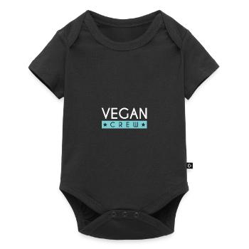 Vegan Crew - Baby Premium short-sleeve bodysuit - black - Front