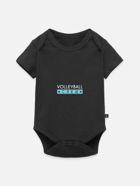 Volleyball Crew - Baby Premium Kurzarmbody - Schwarz
