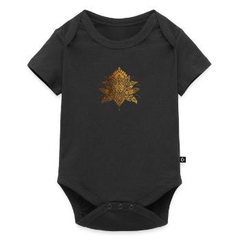 Beautiful Mandala Hinduism Buddhism Yoga - Baby Premium short-sleeve bodysuit - black - Front