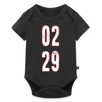 Leap Year Birthday, February 29 - Baby Premium short-sleeve bodysuit - black - Front