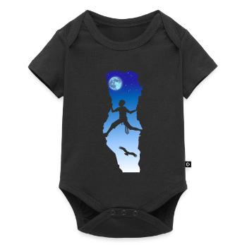 Climbing Night - Baby Premium short-sleeve bodysuit - black - Front