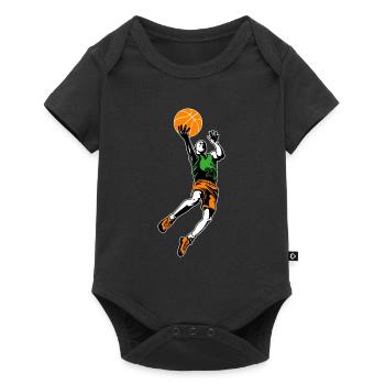 basketball basketball basketball - Baby Premium short-sleeve bodysuit - black - Front