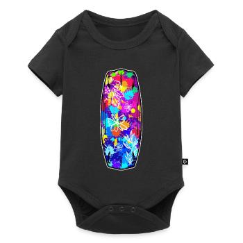 Planche de surf, Surf, Wakeboard, Sports nautiques, Wakesurf - Body à manches courtes Premium Bébé - noir - Devant