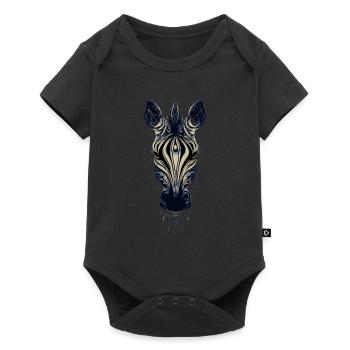 Zebra Art - Baby Premium short-sleeve bodysuit - black - Front