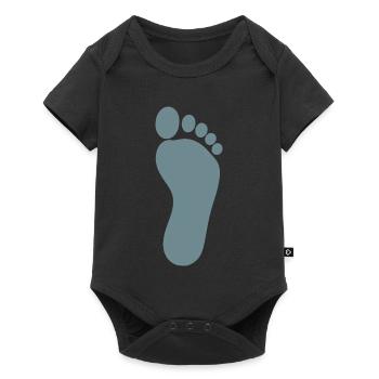 Podiatrie de soins des pieds bleus - Body à manches courtes Premium Bébé - noir - Devant
