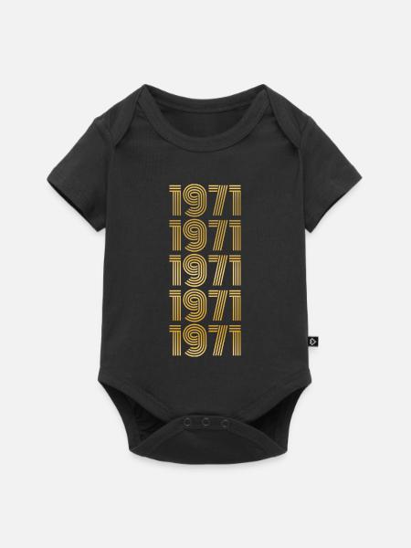 19 - Baby Premium Kurzarmbody - Schwarz