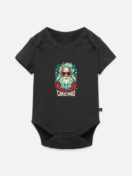 Merry Christmas Family Xmas merry christmas - Baby Premium short-sleeve bodysuit - black