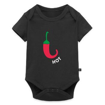 Hot Chili - Baby Premium short-sleeve bodysuit - black - Front